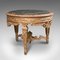 Large Rococo Revival Circular Table in Marble 1