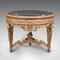 Large Rococo Revival Circular Table in Marble 2