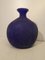 Art Glass Blue Murano Vase, Image 1