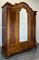 Antique French Armoire Wardrobe with Mirror 1