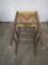 Wooden Stool Straw Seat, 1960s, Image 7