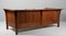 Arts & Crafts Mission Eiche 3-Sitzer Sofa aus Braunem Leder von Gustav Stickley 4