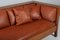 Arts & Crafts Mission Eiche 3-Sitzer Sofa aus Braunem Leder von Gustav Stickley 5