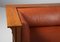 Arts & Crafts Mission Eiche 3-Sitzer Sofa aus Braunem Leder von Gustav Stickley 6