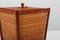 Danish Cabinetmaker Sewing Basket in Teak & Cane, 1950s 4