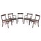 Chaises Rungstedlund en Acajou par Ole Wanscher, 1950s, Danemark, Set de 5 1