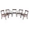 Rungstedlund Chairs in Mahogany by Ole Wanscher, 1950s, Denmark, Set of 5 1