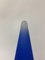 Vintage Blue Glass Cone Table Lamp, 1970s, Image 8