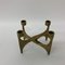 Brutalist Bronze Candleholder, 1970s 4