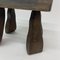 Brutalist Solid Wood Side Tables, 1970s, Set of 2, Image 6