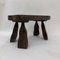 Brutalist Solid Wood Side Tables, 1970s, Set of 2 34