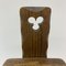 Brutalist Solid Wood Childrens Chair, 1970s 3