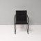 Stühle aus schwarzem Metall mit grauem Stoffgestell von Burkhard Vogtherr für Arco, 10er Set 3