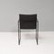 Stühle aus schwarzem Metall mit grauem Stoffgestell von Burkhard Vogtherr für Arco, 10er Set 6