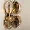 Chrome Wall Light Fixture with Clear & Smoked Glass by J.T. Kalmar 5