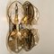 Chrome Wall Light Fixture with Clear & Smoked Glass by J.T. Kalmar, Image 5