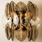 Chrome Wall Light Fixture with Clear & Smoked Glass by J.T. Kalmar 4
