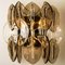 Chrome Wall Light Fixture with Clear & Smoked Glass by J.T. Kalmar, Image 4