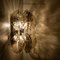Chrome Wall Light Fixture with Clear & Smoked Glass by J.T. Kalmar, Image 11