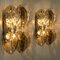 Chrome Wall Light Fixture with Clear & Smoked Glass by J.T. Kalmar, Image 7