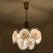 White Glass Disc Pendant from Vistosi, Italy, 1970s 13