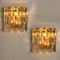 Palazzo Wall Lights in Brass & Glass by J.T. Kalmar, Set of 5 11