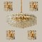 Palazzo Wall Lights in Brass & Glass by J.T. Kalmar, Set of 5 2