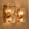 Palazzo Wandlampen aus Messing & Glas von JT Kalmar, 5er Set 12