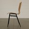 Plywood & Metal Dining Chairs, Italy, 1960s, Set of 6 9