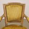 Italian Neoclassical Wooden Armchairs, Set of 2 3