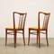 Italian Dining Chairs in Beech, 1950s, Set of 2 7