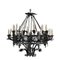 Wrought Iron Chandelier, Image 1