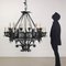 Wrought Iron Chandelier, Image 2