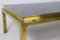 Coffee Table in Golden Brass and Oxidized Mirror, 1970s, Image 2