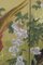 Pintura estilo japonés, años 50, pintura y seda, Imagen 6