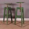 English Painted Sculpture Stands, Set of 2 1