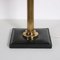 French Brass with Leather Table Lamp, 1960s 3