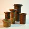 Mid-Century Studio Vases in Ceramic Earth Tones, Set of 5 5