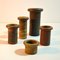 Mid-Century Studio Vases in Ceramic Earth Tones, Set of 5, Image 2