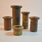 Mid-Century Studio Vases in Ceramic Earth Tones, Set of 5 3