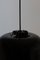 Large Black Headhat Bowl Pendant Lamp by Santa & Cole 6