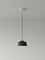 Large Black Headhat Bowl Pendant Lamp by Santa & Cole, Image 3