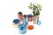 Vases et Boîtes Container par Pulpo, Set de 2 6