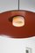 Large Red Headhat Plate Pendant Lamp by Santa & Cole, Image 7