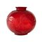 Fisch Vase aus rotem Glas von Lalique 2