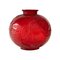 Fish Vase in Red Glass by Lalique 2