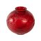 Fisch Vase aus rotem Glas von Lalique 3