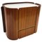 Italienische Mid-Century Modern Holz Bar aus Nussholz von Fiarm, 1960er 1