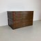 Mid-Century Plan Chest with Wooden Handles and Brass Inserts 4