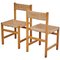 Spanish Rationalist Rattan Chairs, 1960 13